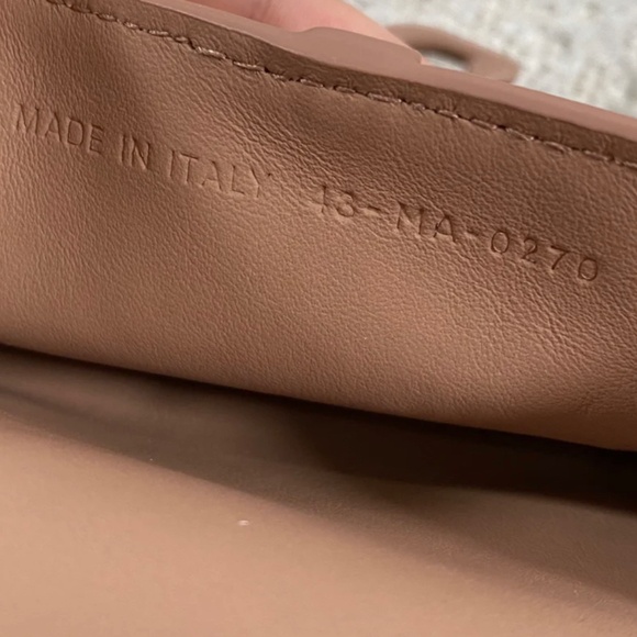 Authentic Pre-Owned Christian Dior Leather Saddle Nano Matte Dusty Rose - Picture 13 of 16